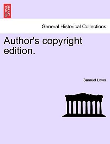 Author's Copyright Edition.