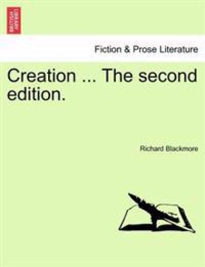 Creation ... the Second Edition.