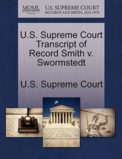 U.S. Supreme Court Transcript of Record Smith V. Swormstedt
