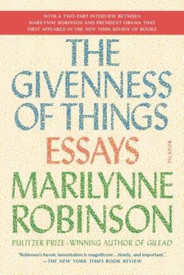 The Givenness of Things: Essays