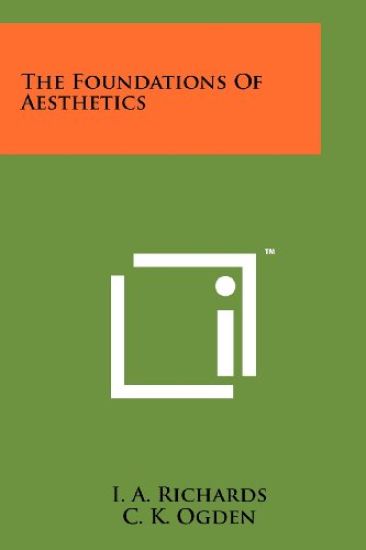 The Foundations of Aesthetics