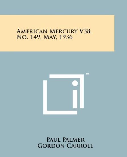 American Mercury V38, No. 149, May, 1936