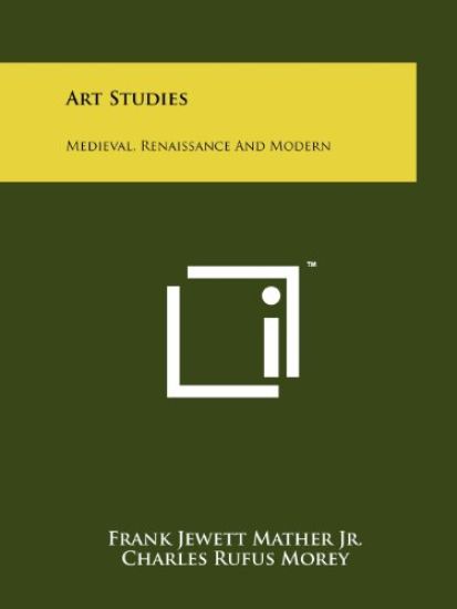 Art Studies: Medieval, Renaissance and Modern