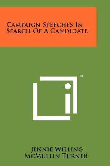 Campaign Speeches in Search of a Candidate