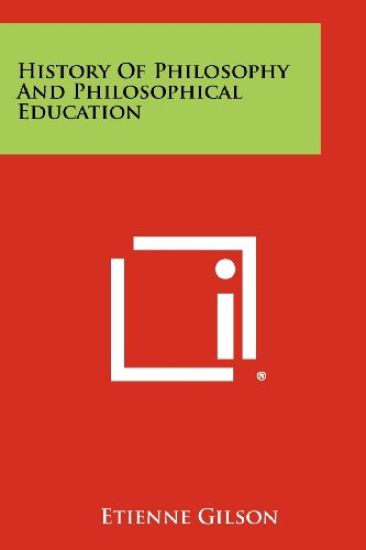 History of Philosophy and Philosophical Education