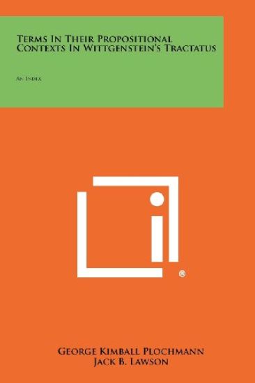 Terms in Their Propositional Contexts in Wittgenstein's Tractatus: An Index