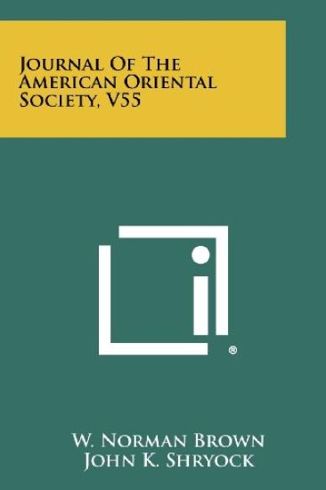 Journal of the American Oriental Society, V55