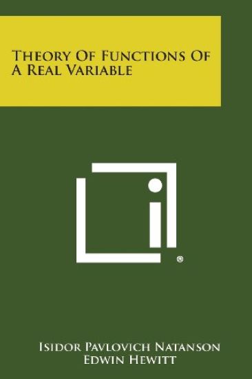 Theory of Functions of a Real Variable