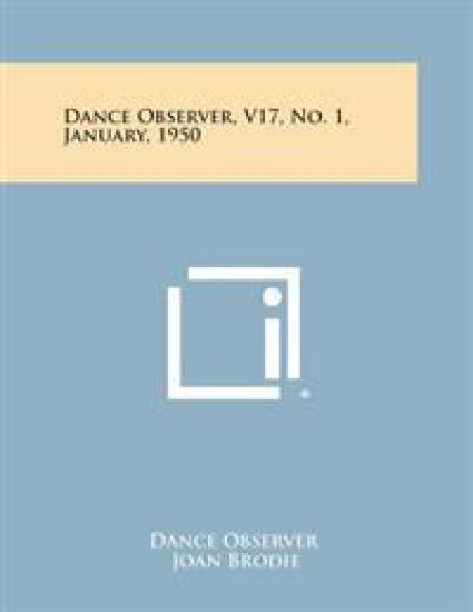 Dance Observer, V17, No. 1, January, 1950