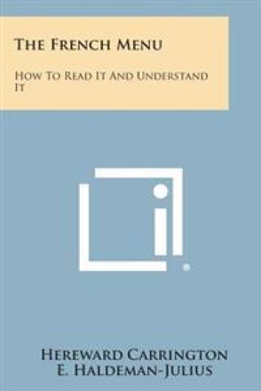The French Menu: How to Read It and Understand It