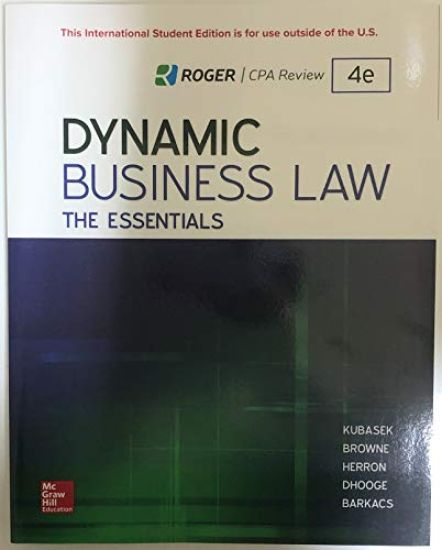 ISE Dynamic Business Law: The Essentials