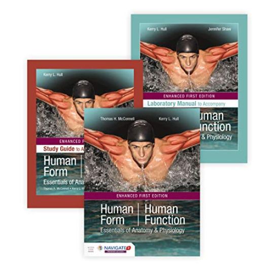 Bundle of Human Form, Human Function: Essentials of Anatomy & Physiology + Study Guide + Lab Manual