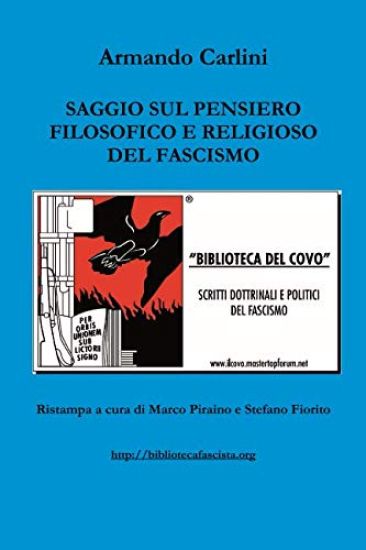 Saggio sul pensiero filosofico e religioso del Fascismo