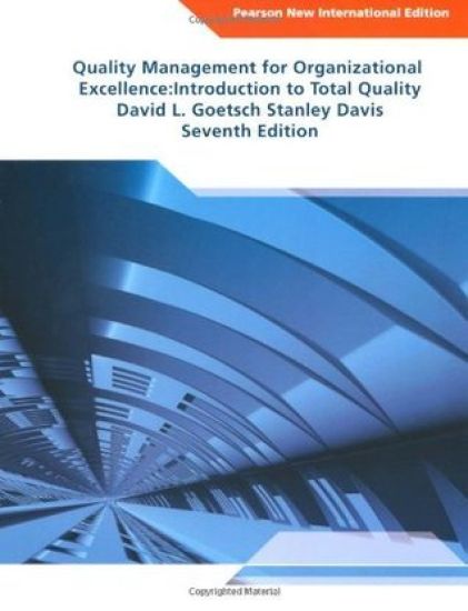 Quality Management for Organizational Excellence: Introduction to Total Quality