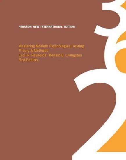 Mastering Modern Psychological Testing: TheoryMethods