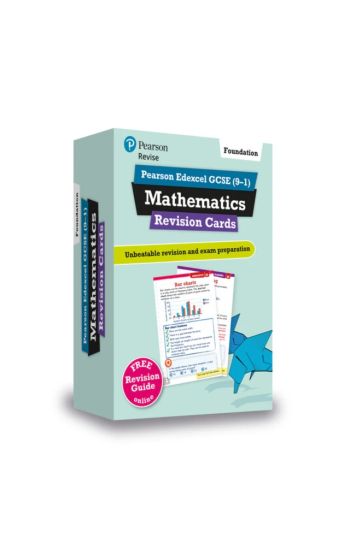 Pearson REVISE Edexcel GCSE Maths (Foundation): Revision Cards incl. online revision, quizzes and videos - for 2025, 2026 exams