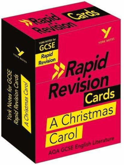 York Notes RAPID AQA GCSE (Revision Cards) A Christmas Carol - for 2025, 2026 exams