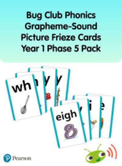 Bug Club Phonics Grapheme-Sound Picture Frieze Cards Year 1 Phase 5 Pack