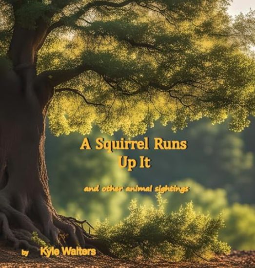 A Squirrel Runs Up It