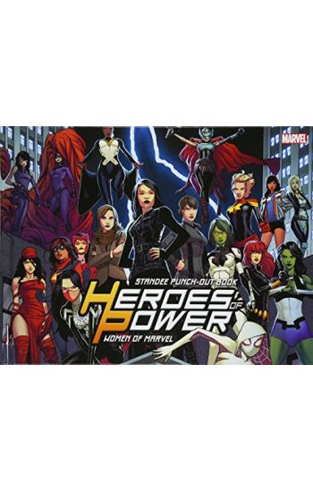 Heroes Of Power: The Women Of Marvel Standee Punch-out Book