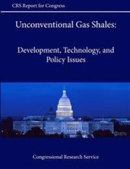 Unconventional Gas Shales: Development, Technology, and Policy Issues