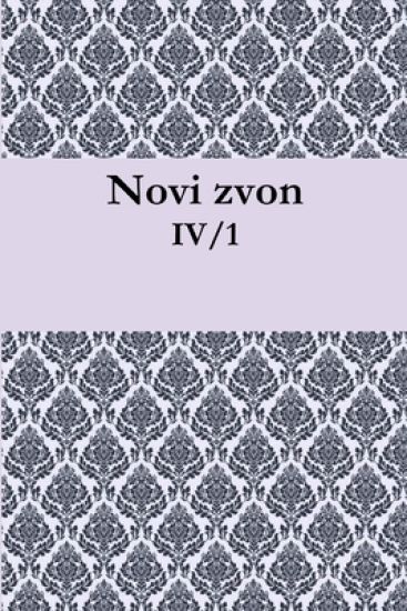 Novi Zvon: Letnik Iv, Stevilka 1