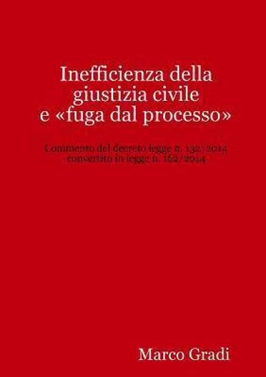 Inefficienza Della Giustizia Civile e "Fuga Dal Processo"