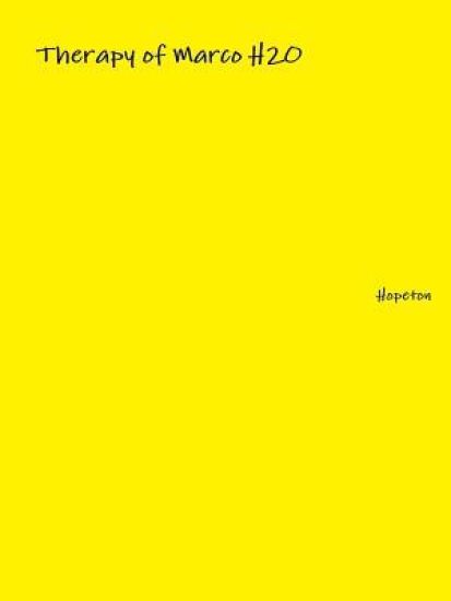 Therapy of Marco H2o