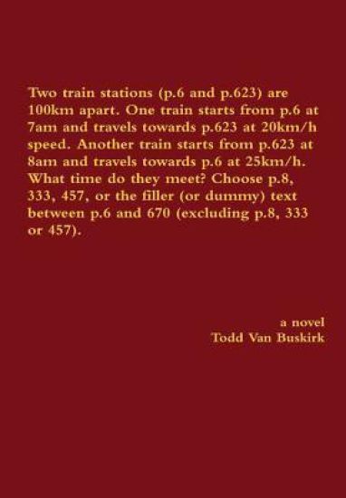 Two Train Stations (p.6 and p.623) are 100km Apart. One Train Starts from p.6 at 7am and Travels Towards p.623 at 20km/h Speed. Another Train Starts from p.623 at 8am and Travels Towards p.6 at 25km/h. What Time Do They Meet? Choose p.8, 333, 457...