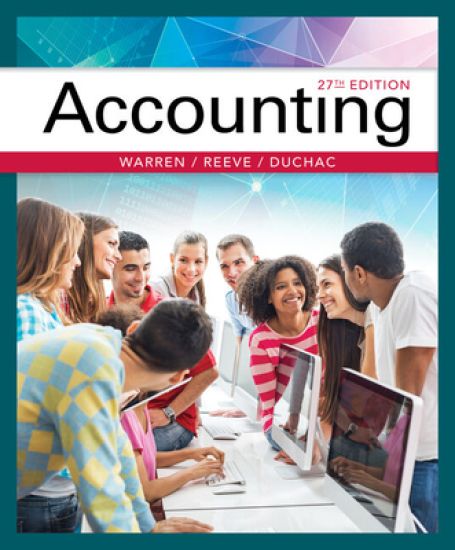 Working Papers, Chapters 18-26 for Warren/Reeve/Duchac's Accounting, 27E