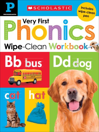 Very First Phonics Pre-K Wipe-Clean Workbook: Scholastic Early Learners (Wipe-Clean)