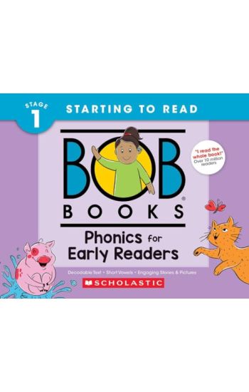 Bob Books - Phonics for Early Readers Hardcover Bind-Up Phonics, Ages 4 and Up, Kindergarten (Stage 1: Starting to Read)
