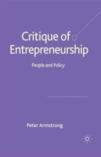 Critique of Entrepreneurship