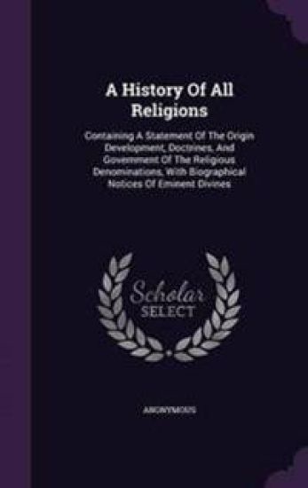 A History of All Religions