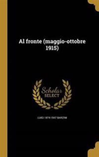 Al fronte (maggio-ottobre 1915)