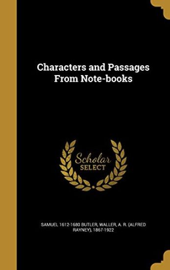 Characters and Passages From Note-books