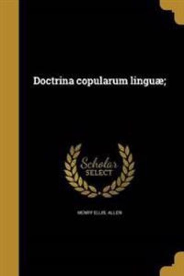 Doctrina copularum linguæ;
