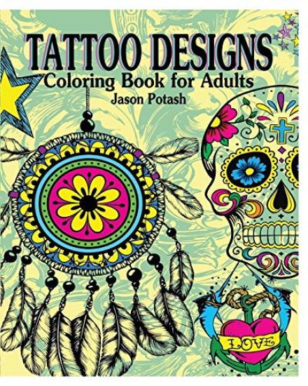 Tattoo Designs Coloring Book for Adults