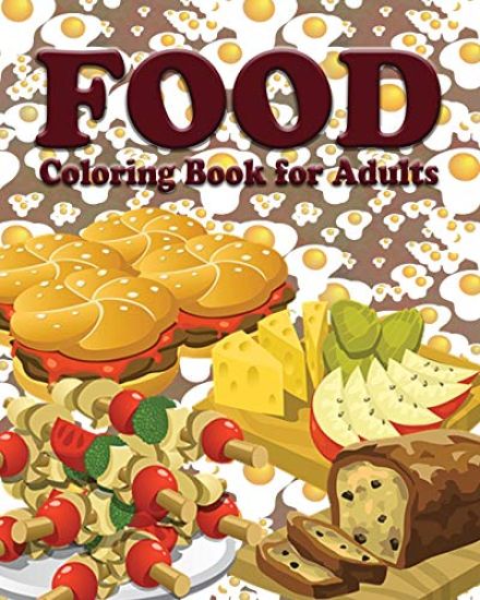 Food Coloring Book for Adults