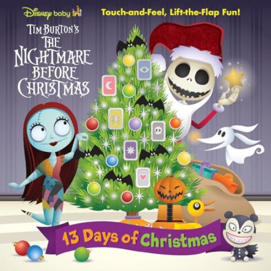 Disney Baby: 13 Days of Christmas: Touch-And-Feel, Lift-The-Flap Fun!