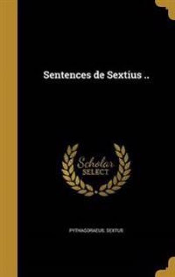 FRE-SENTENCES DE SEXTIUS