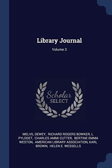 Library Journal; Volume 3