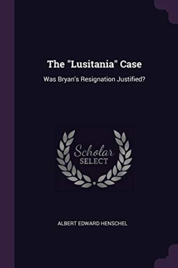 The "Lusitania" Case