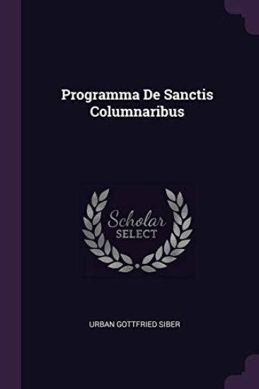 Programma De Sanctis Columnaribus