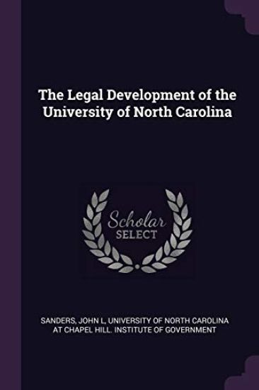 The Legal Development of the University of North Carolina