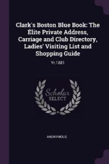 Clark's Boston Blue Book
