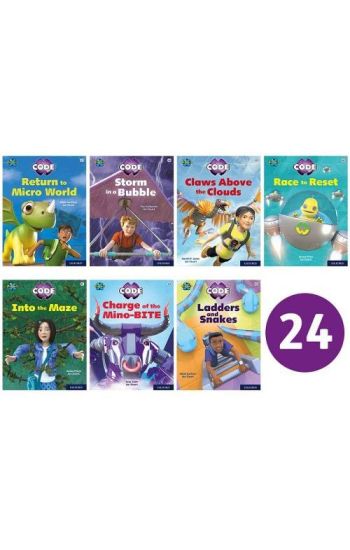 Project X CODE: White and Lime Book Bands, Oxford Levels 10 and 11: Sky Bubble and Maze Craze, Class Pack of 24