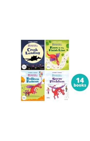Stories for Maths: KS1: Dragons of Moontail Island (14 book pack)