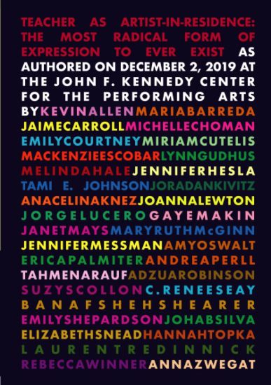 Teacher As Artist-in-Residence