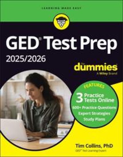 GED Test Prep 2025/2026 For Dummies